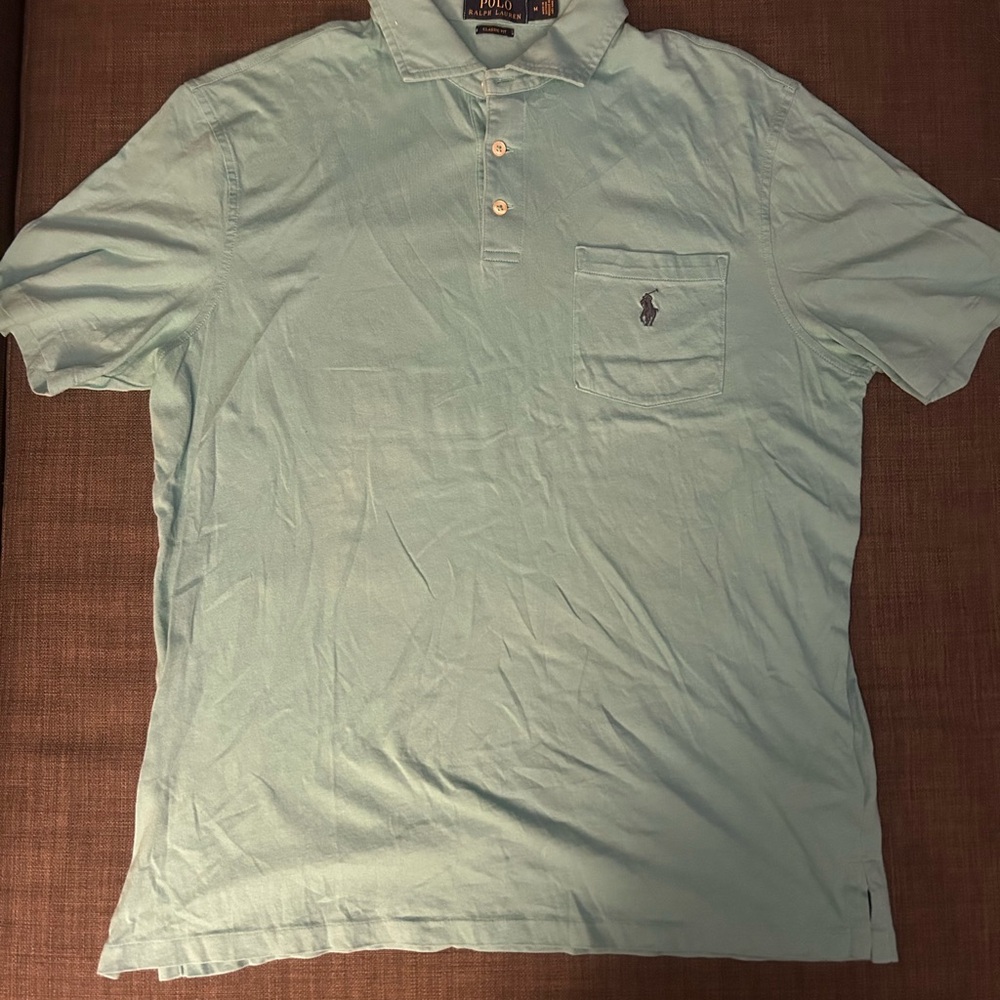 Polo by Ralph Lauren Aqua Polo Shirt